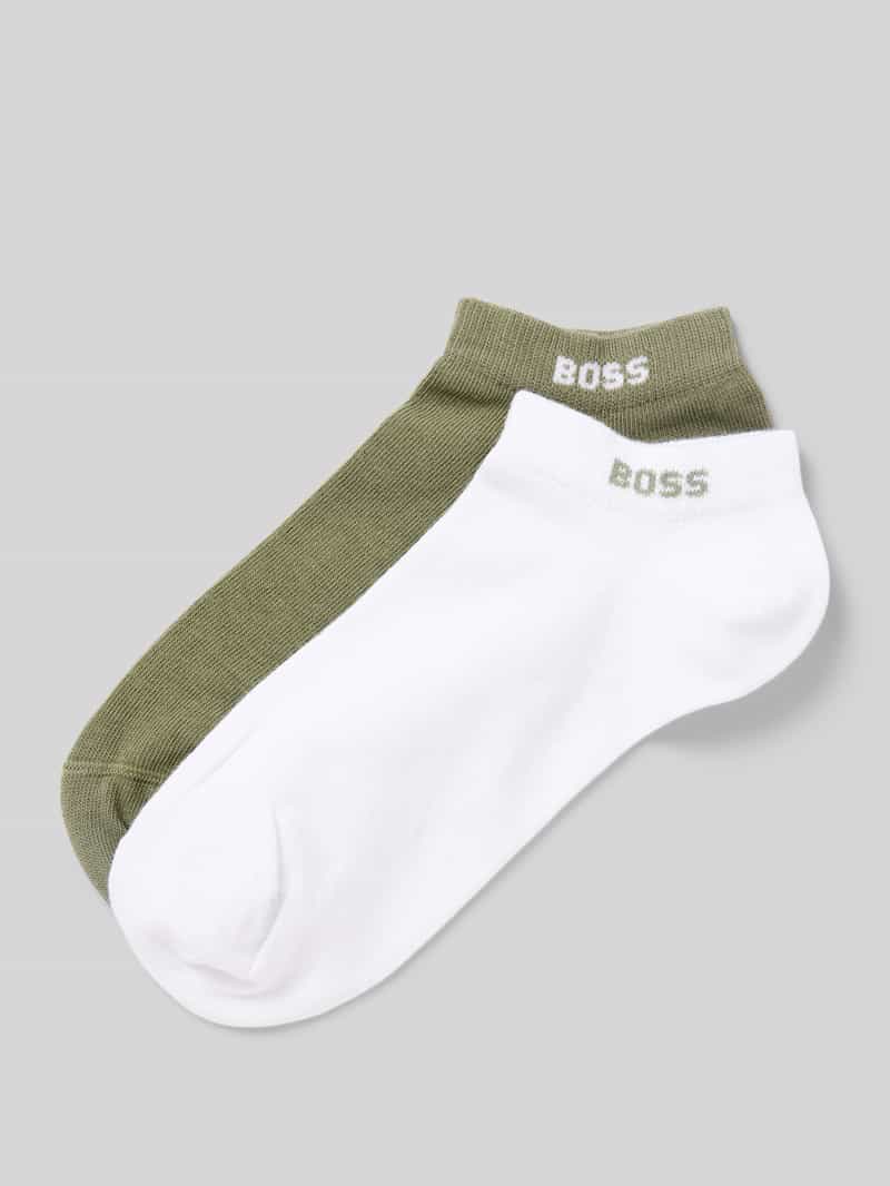 Boss Sneakersokken van katoenmix in een set van 2 paar