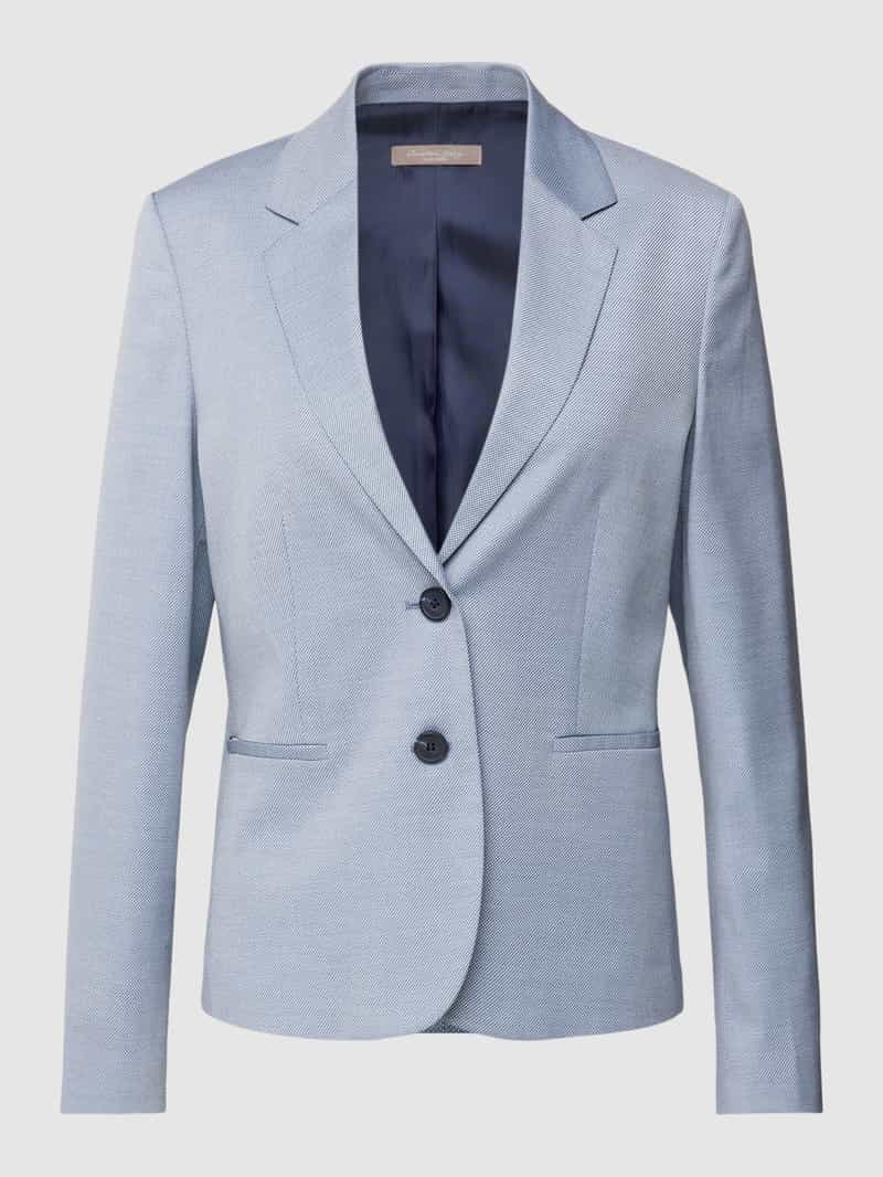 Christian Berg Woman Selection Blazer met structuurmotief