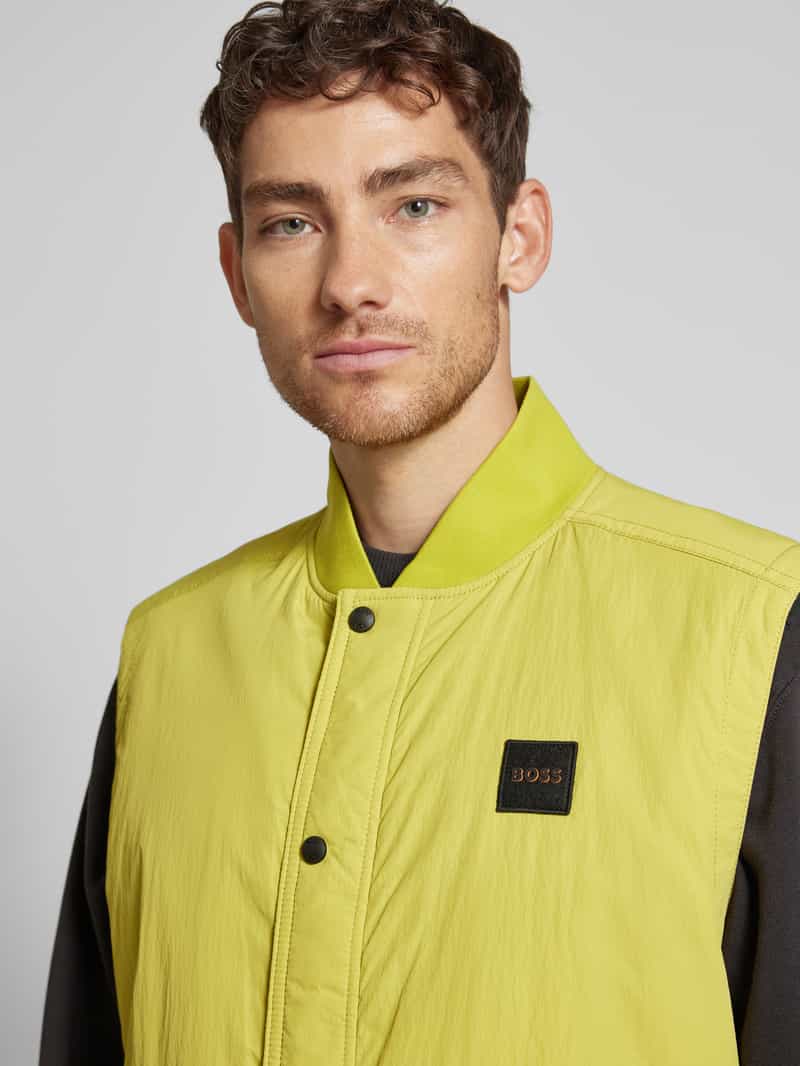 Boss Orange Gilet met opstaande kraag model 'Ocomo'