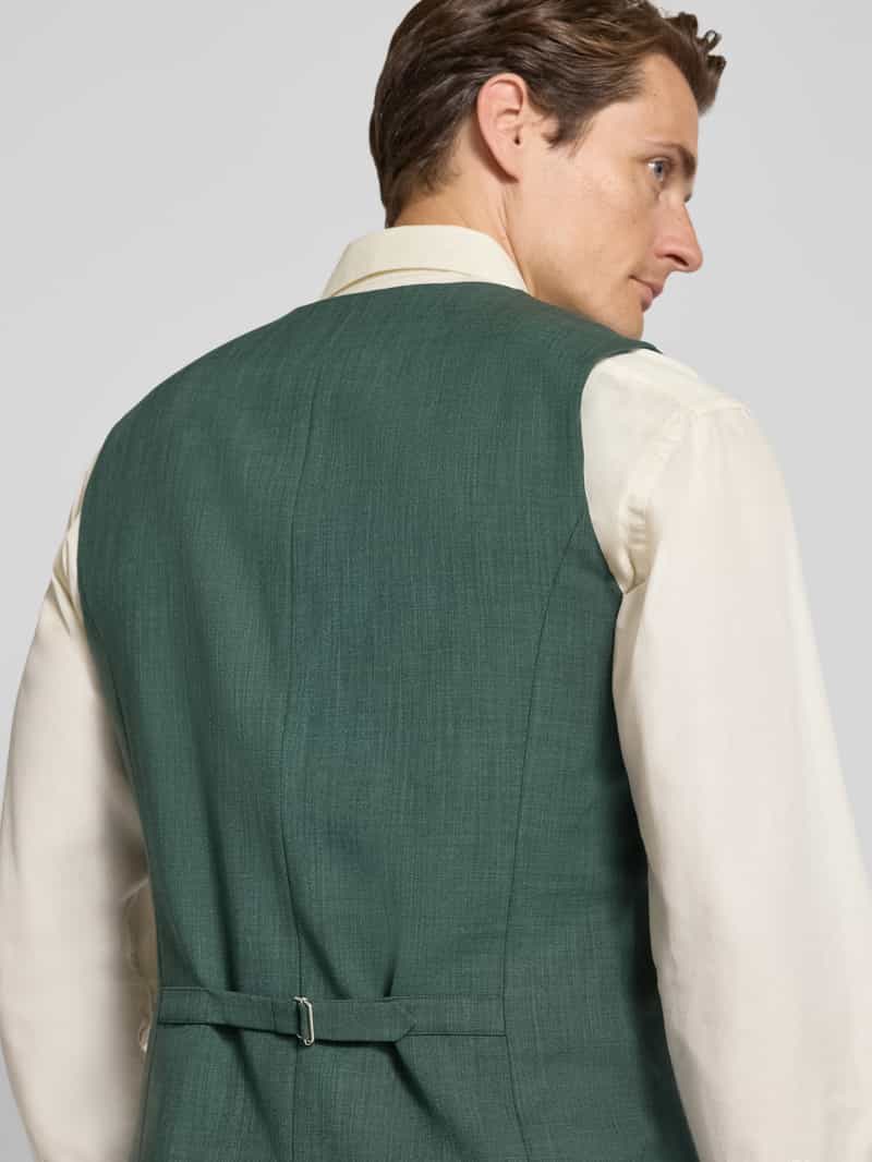 MCNEAL Slim fit gilet met paspelzakken