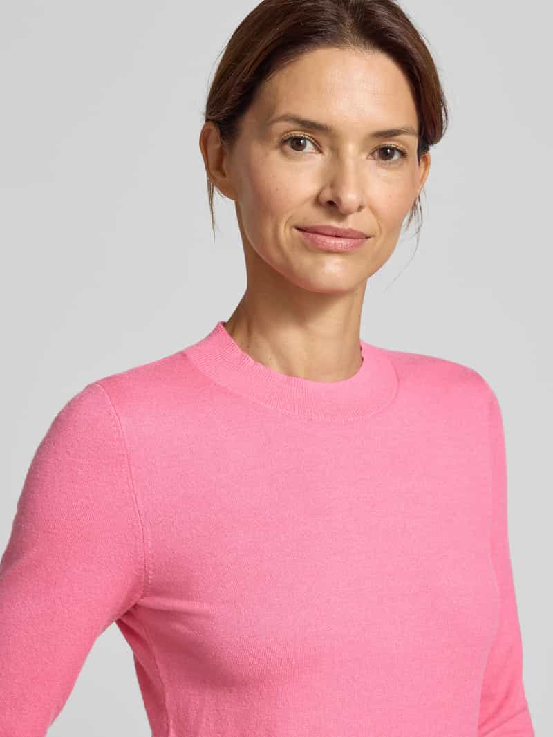 Christian Berg Woman Gebreide pullover van viscosemix met ronde hals