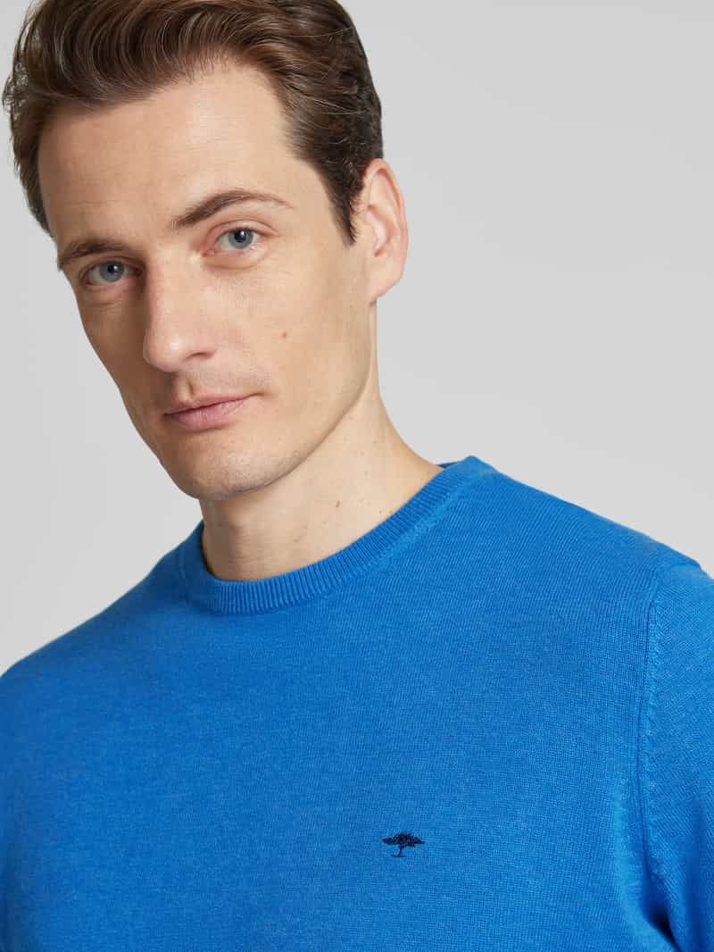 FYNCH-HATTON Gebreide pullover met ronde hals