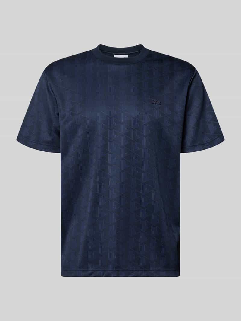 Lacoste Regular Fit t-shirt met monogramprint