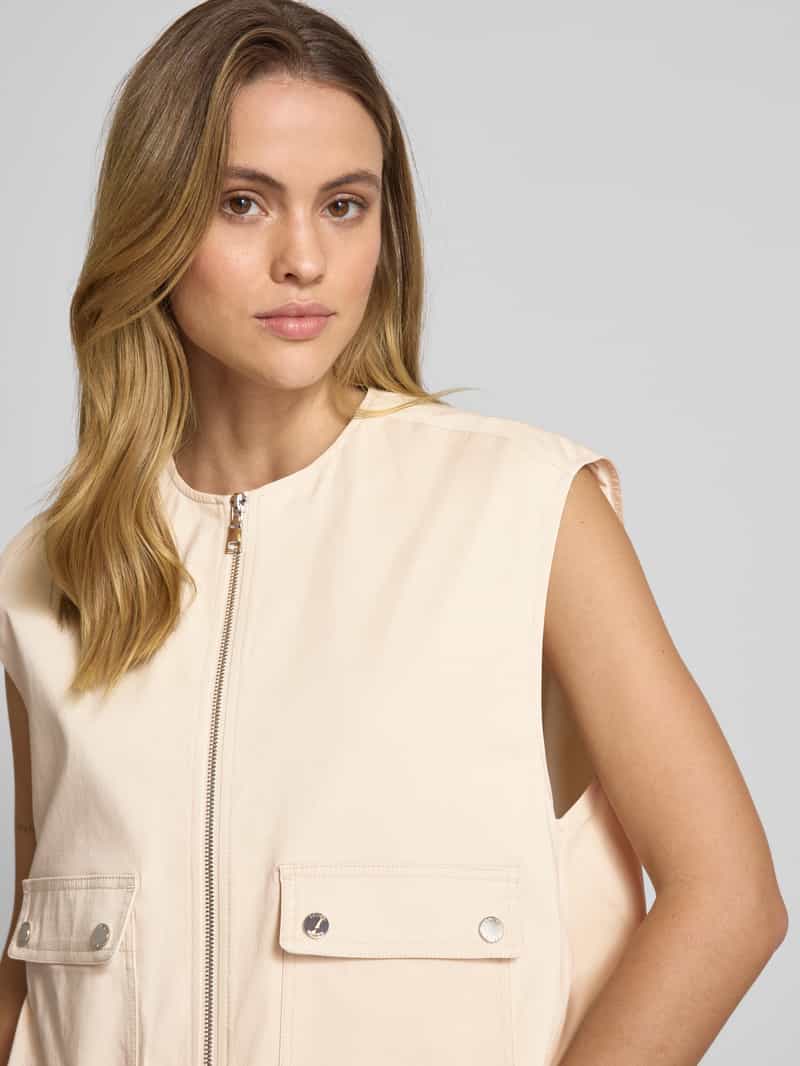 s.Oliver RED LABEL Relaxed fit gilet van twill