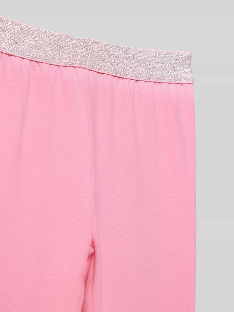 s.Oliver RED LABEL Regular fit legging met elastische glitterband