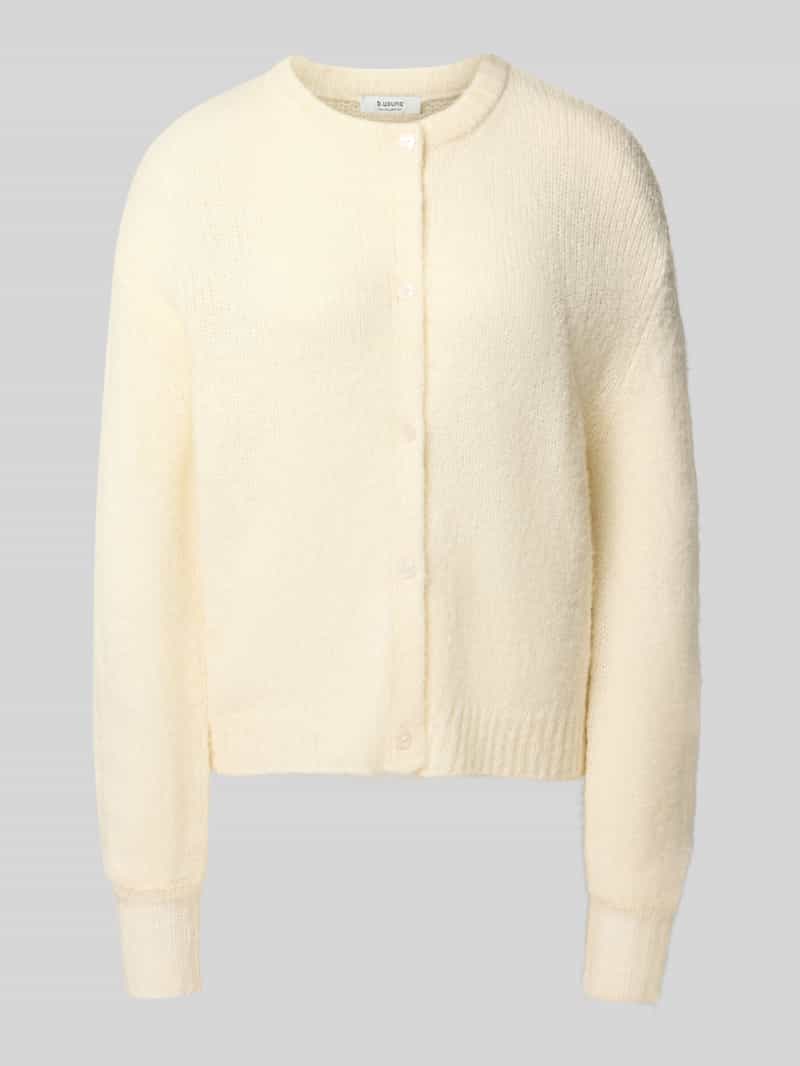B.Young Cardigan met alpacagehalte en ronde hals model 'OTIA'