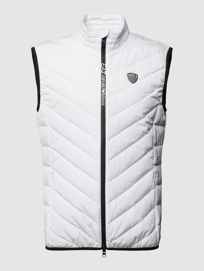 EA7 Emporio Armani Bodywarmer met deelbare tweewegsritssluiting