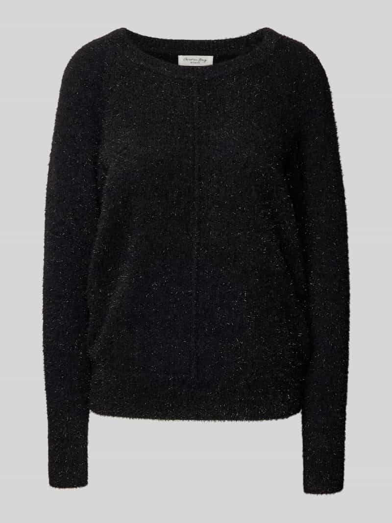 Christian Berg Woman Gebreide pullover van viscose met effectgaren