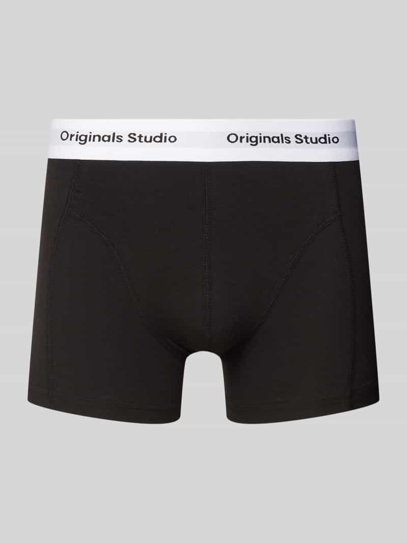 jack & jones Boxershort met elastische band met label in een set van 3 stuks model 'VESTERBRO'