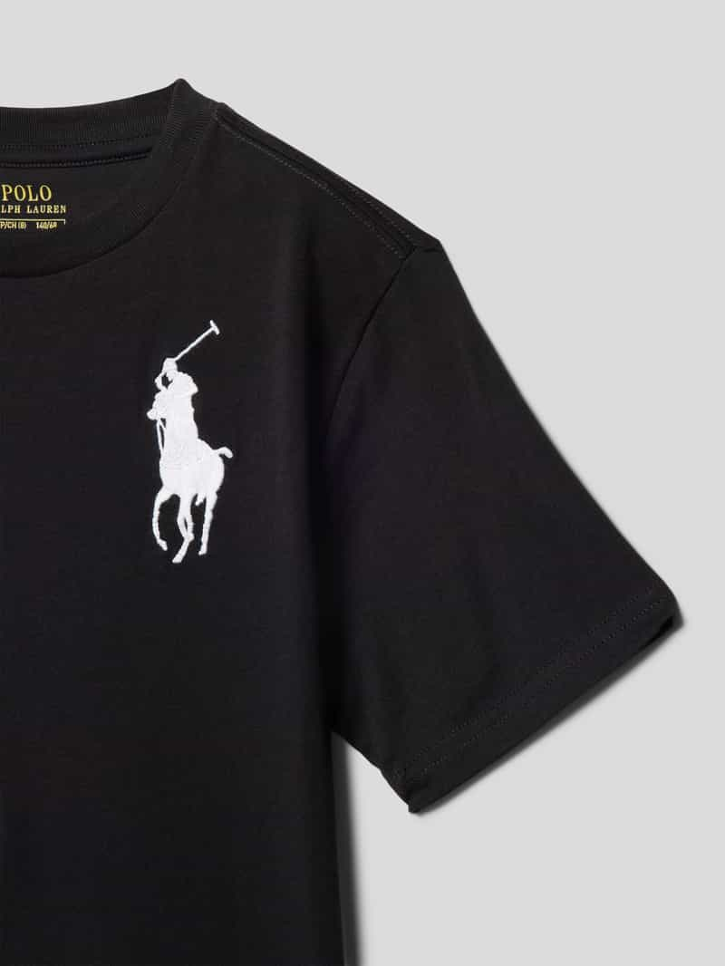 Polo Ralph Lauren Teens T-shirt met logo- en motiefstitching