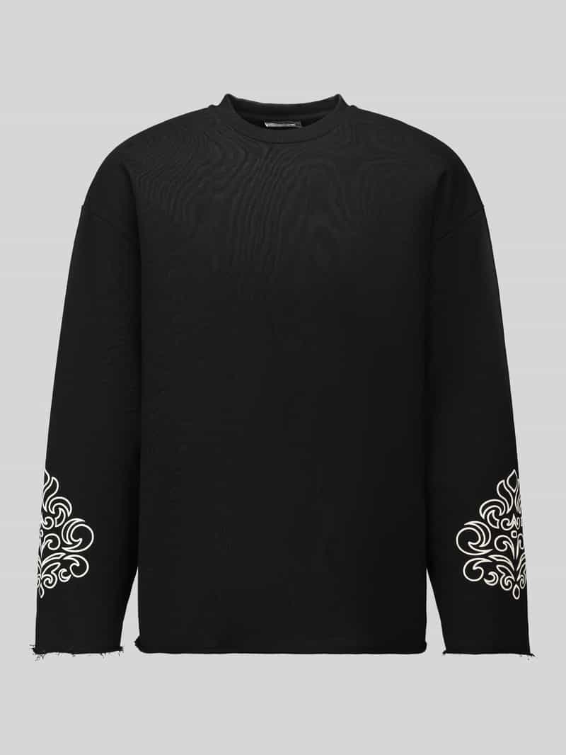 Don´t Waste Culture Sweatshirt met geborduurde mouwen model 'ONA'