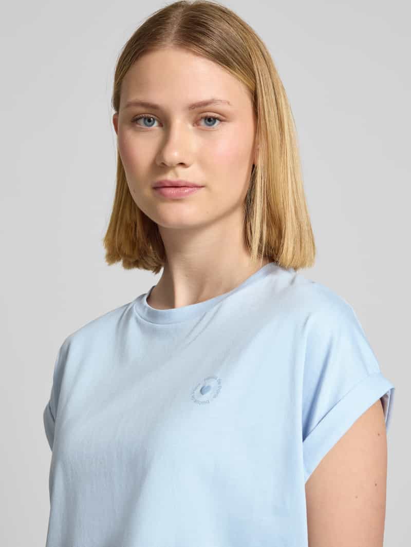 Opus T-shirt met ronde hals model 'Sparis'