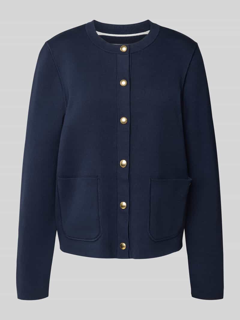 Tommy Hilfiger Aan twee kanten te dragen regular fit cardigan van katoenmix