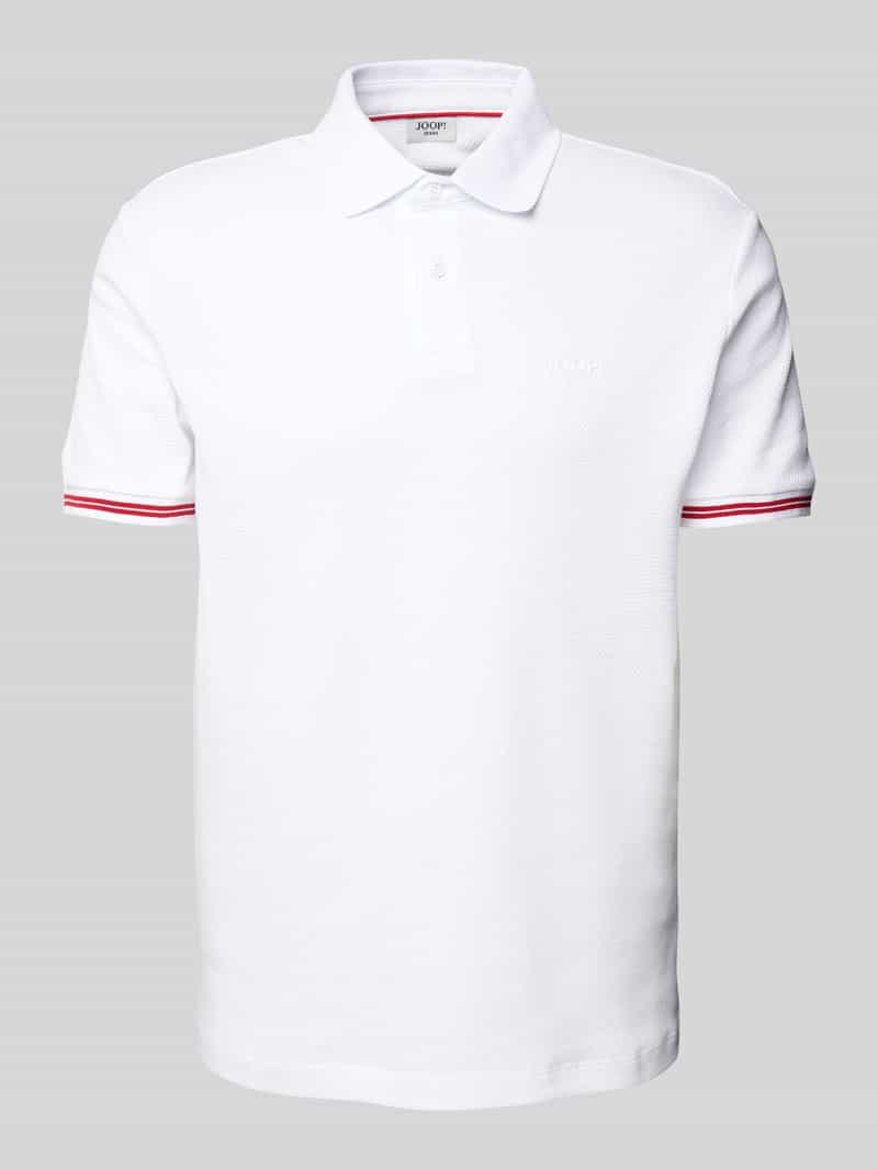 JOOP! JEANS Poloshirt met labelprint model 'Amare'