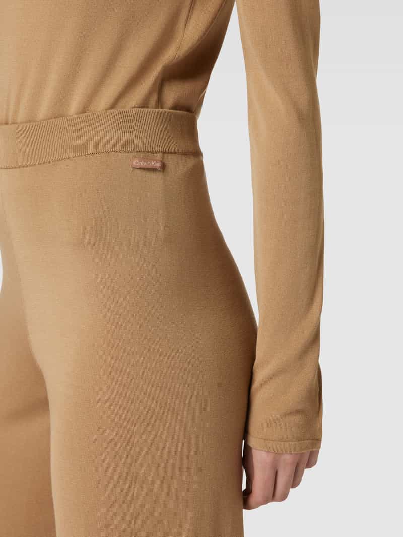 Calvin Klein Underwear Stoffen broek met uitlopende pijpen model 'TENCEL LOUNGE'