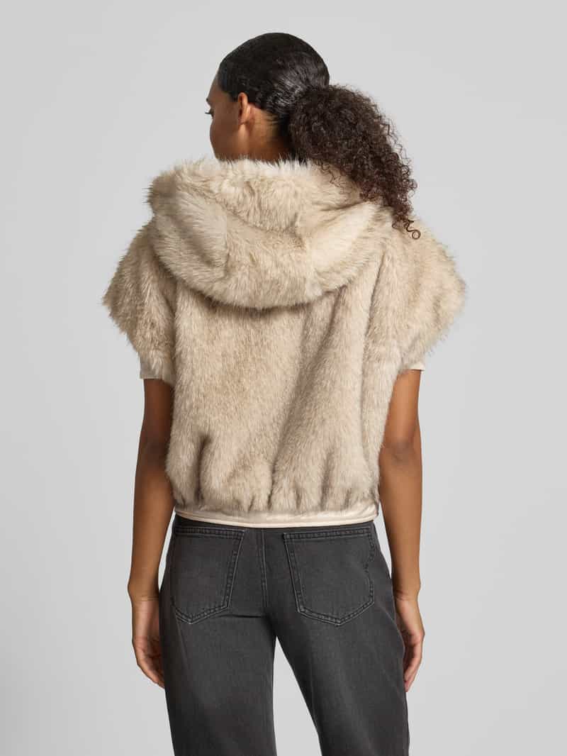 Marc Cain Regular fit bodywarmer van imitatiebont