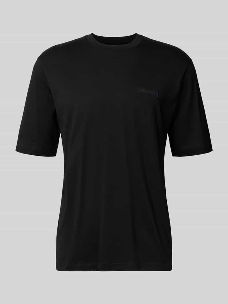 Armani Exchange T-shirt met labelpatch