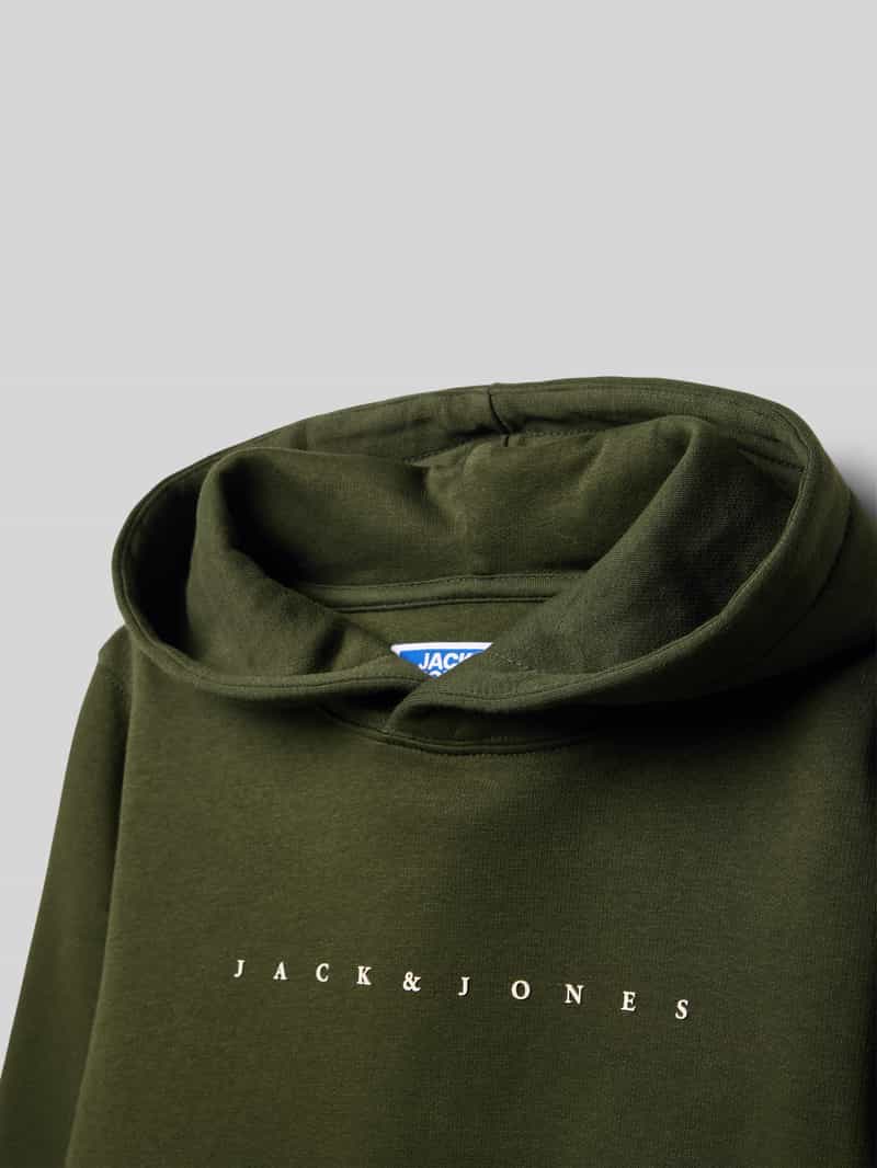 jack & jones Hoodie met kangoeroezak