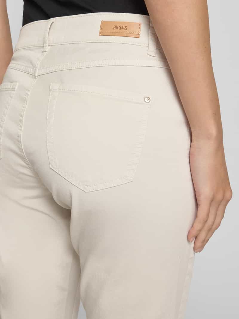 Angels Slim fit capribroek in 5-pocketmodel model 'Turn up'