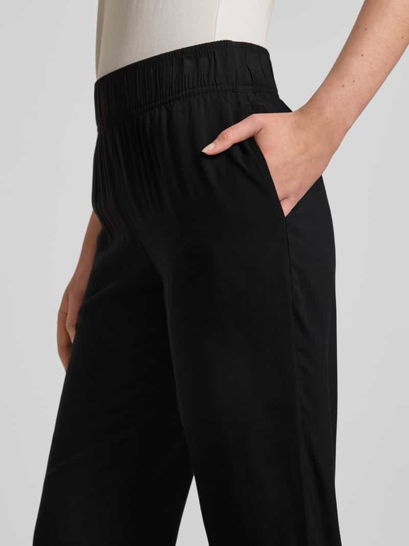 Tom Tailor Relaxed fit stoffen broek van viscosemix