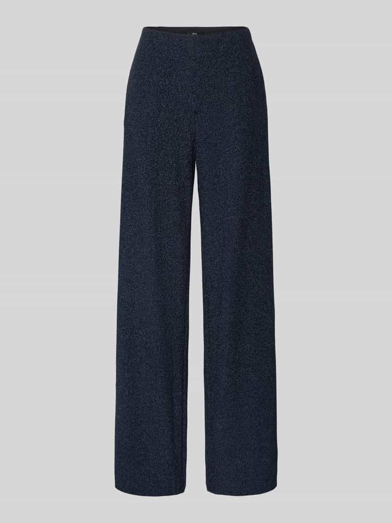 Wide leg broek met elastische band