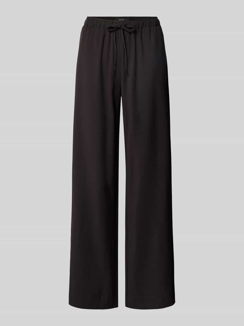Vero Moda Regular fit wijde broek met viscose model 'MILLY'
