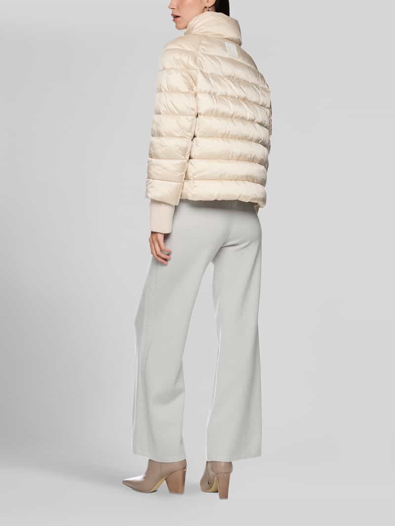 Marc Cain Gewatteerd jack met opstaande kraag en labeldetail