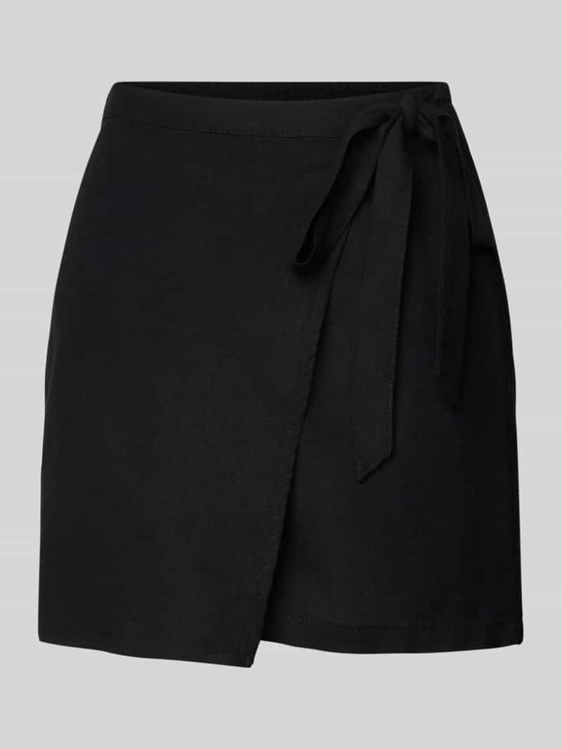 Vero Moda High waist minirok met strikceintuur model 'MYMILO'