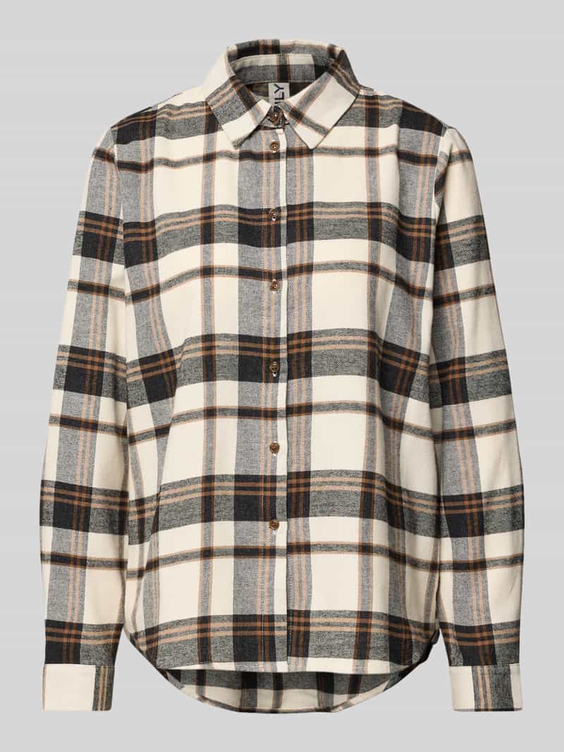 Only Regular fit shirt van katoenen flanel model 'FIE'