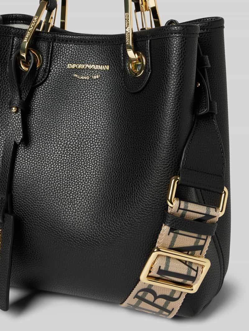 Emporio Armani Handtas met labelprint model 'MYEA'