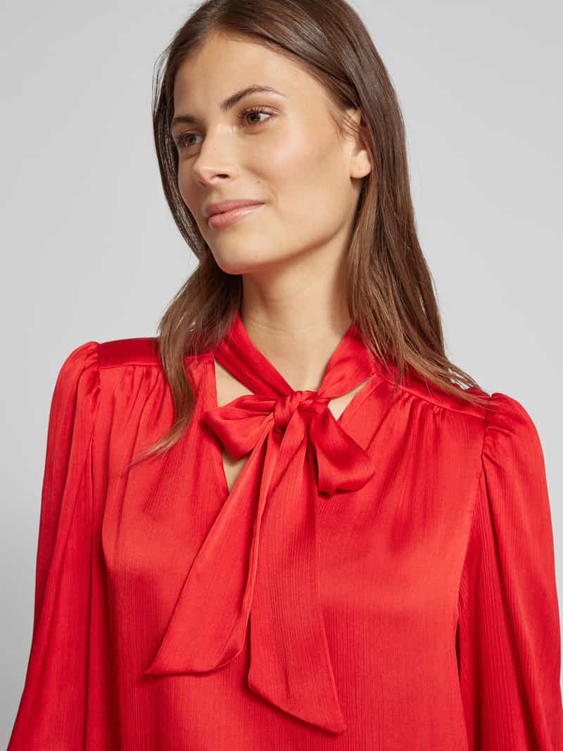Christian Berg Woman Selection Blouseshirt met strikdetail