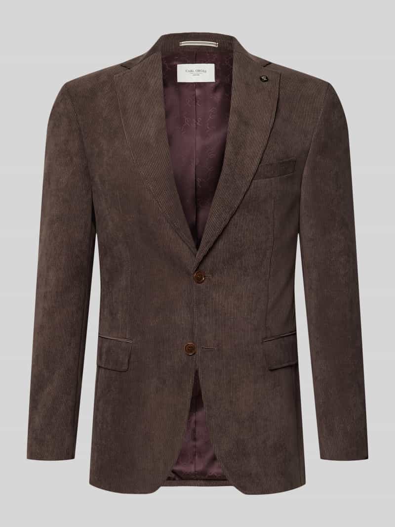 Carl gross Colbert met klepzakken en reverskraag model 'Theo'
