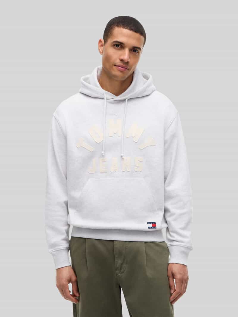 Tommy Jeans hoodie met logopatch