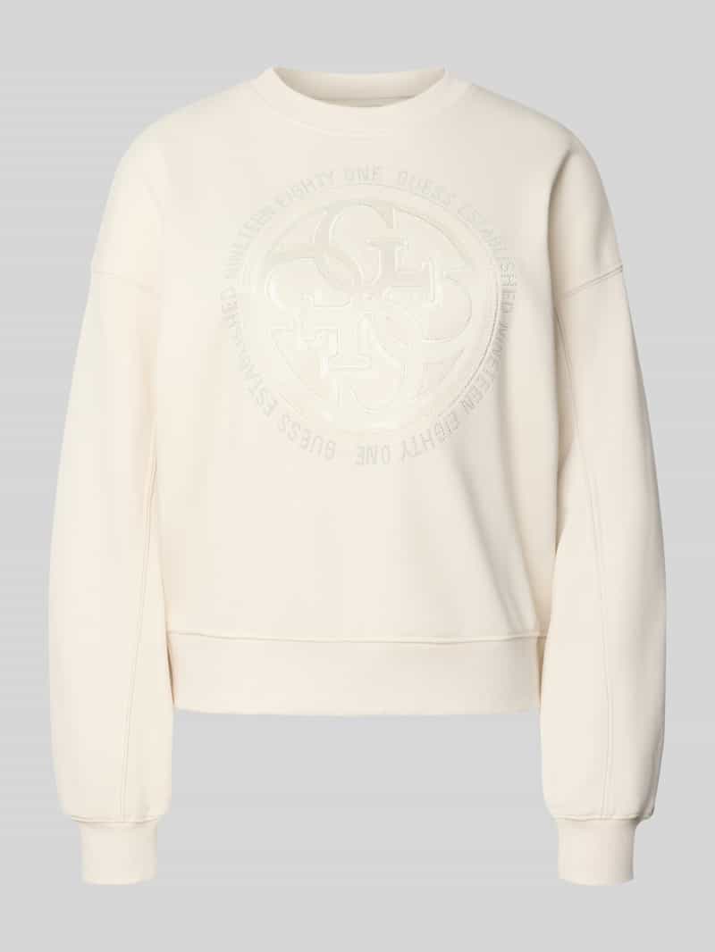 Guess Sweatshirt met logo en ronde hals