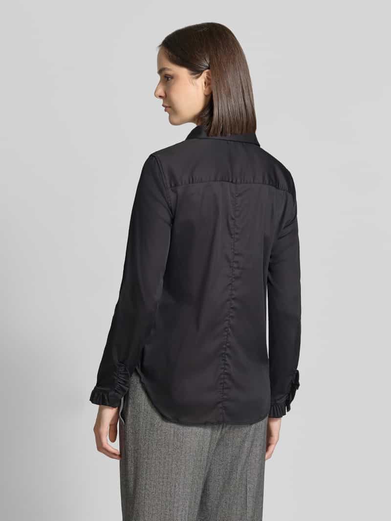 MOS MOSH overhemdblouse van katoenmix model 'Mattie'