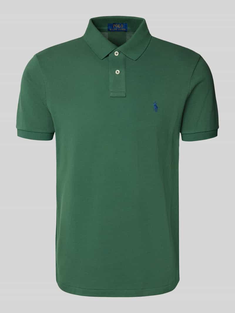 Polo Ralph Lauren Custom slim fit poloshirt met labelstitching