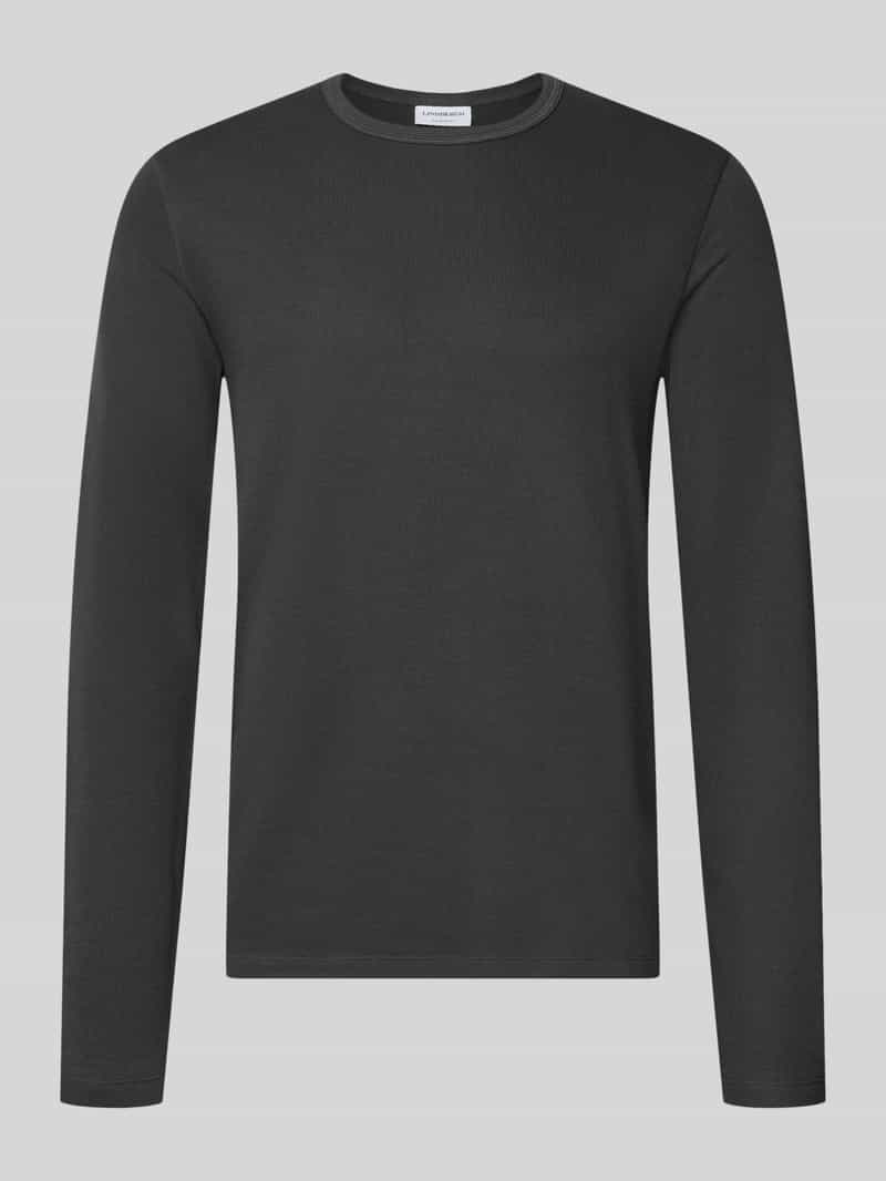 Lindbergh Regular fit shirt met lange mouwen van puur katoen model 'Basic'