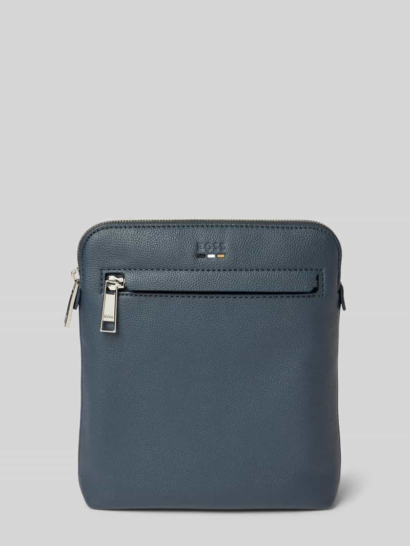 Boss Schoudertas met label in reliëf model 'Ray'