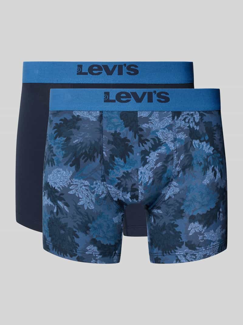 Levi's Boxershort met logostitching in een set van 2 stuks model 'Woods'