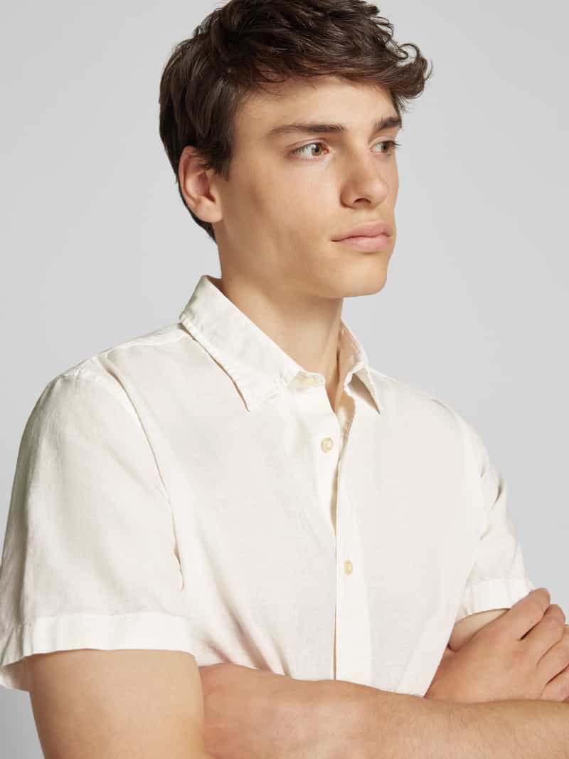 jack & jones Slim fit vrijetijdsoverhemd met 1 2-mouwen model 'BREEZE'