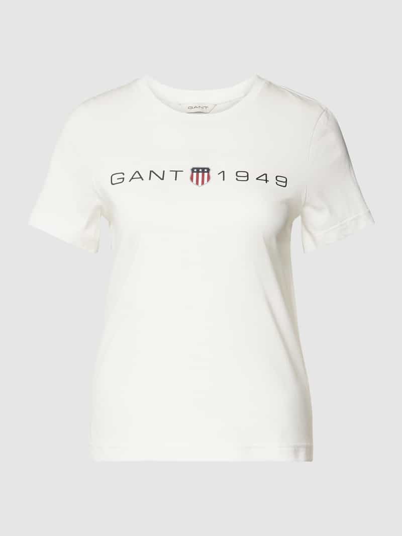 Gant T-shirt met labelprint