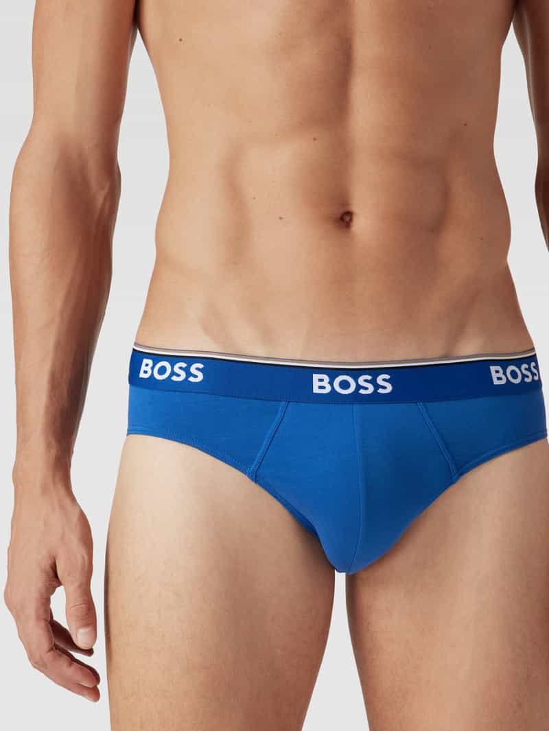 Boss Slip met labeldetails in een set van 3 stuks model 'Power'