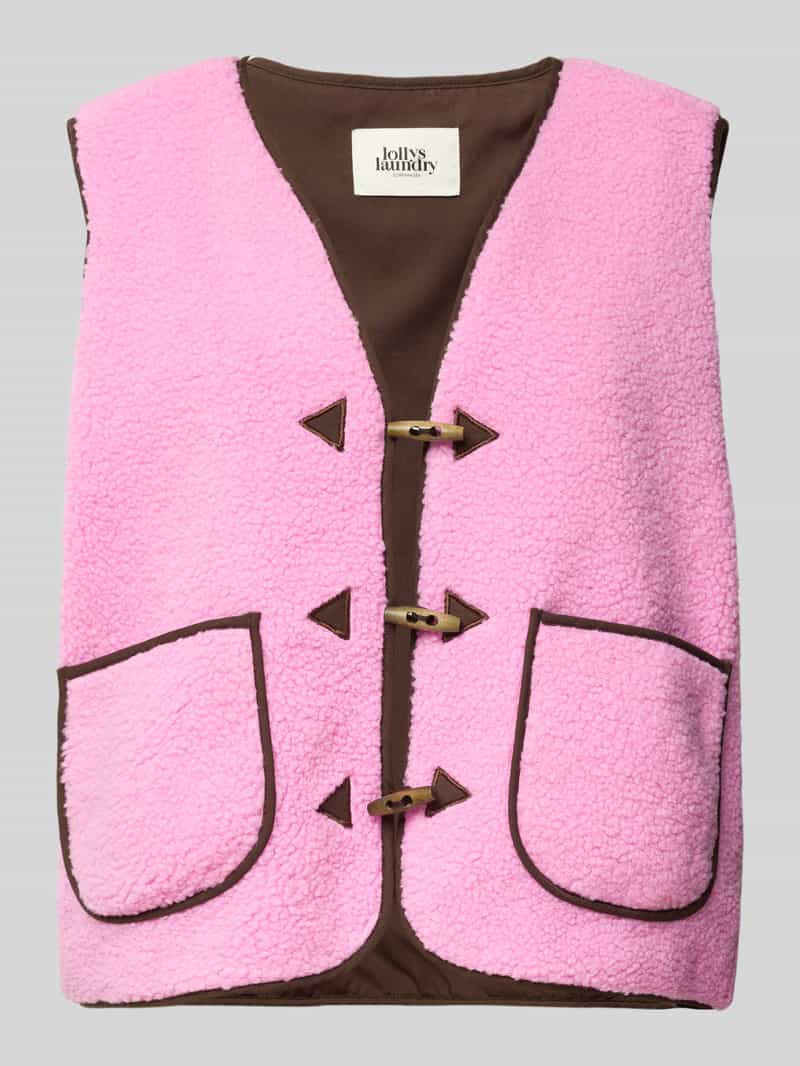 LOLLYS LAUNDRY Gilet met opgestikte zakken model 'Hugo'