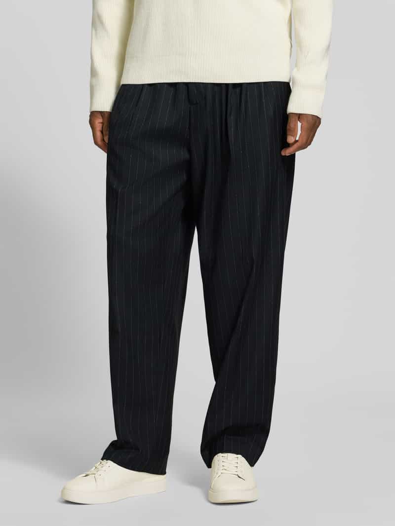 Antony Morato Stoffen broek met vouw model 'LEON'