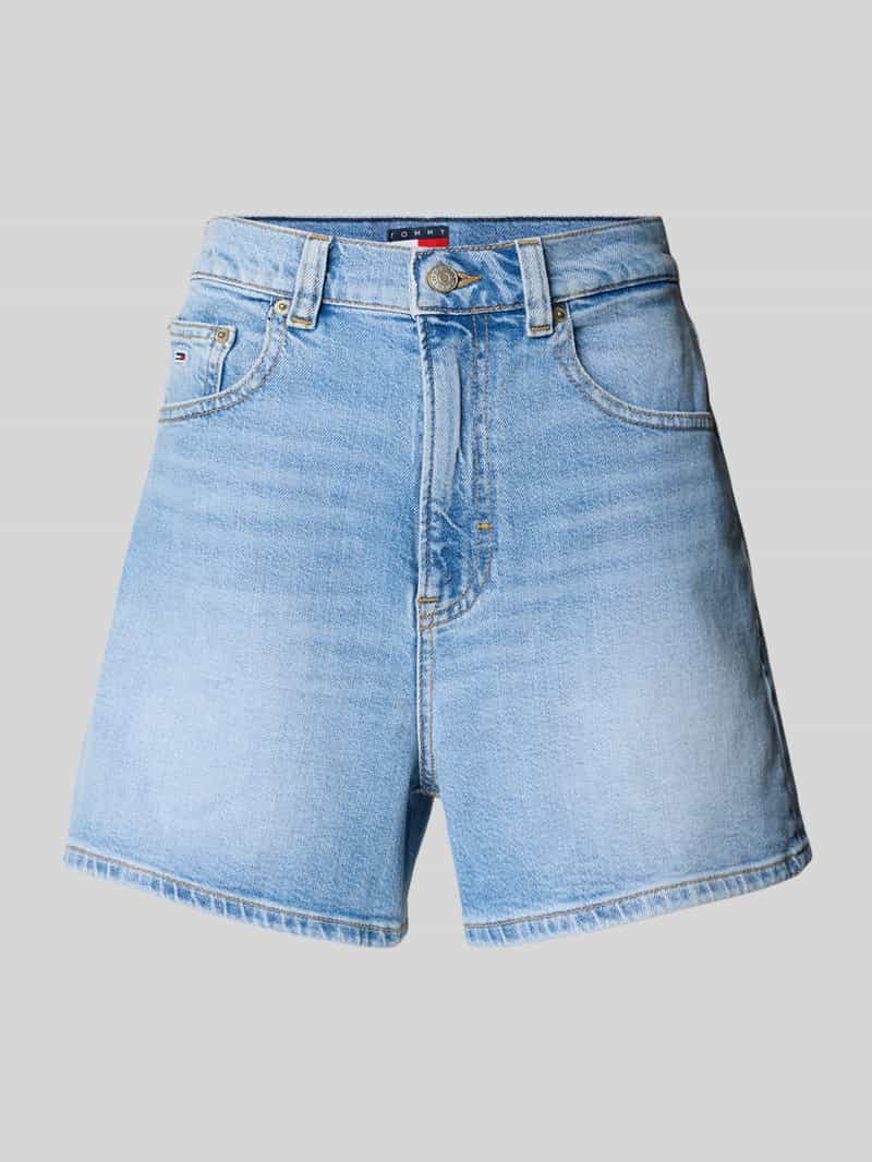 Regular fit korte jeans van katoenmix