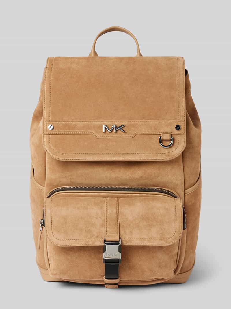 Michael Kors Rugzak van kalfsleer met labeldetail