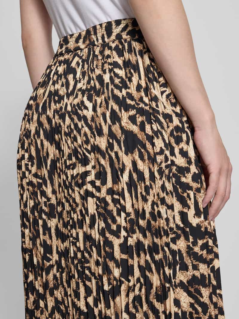 Betty Barclay Midirok met plissévouwen en elastische band