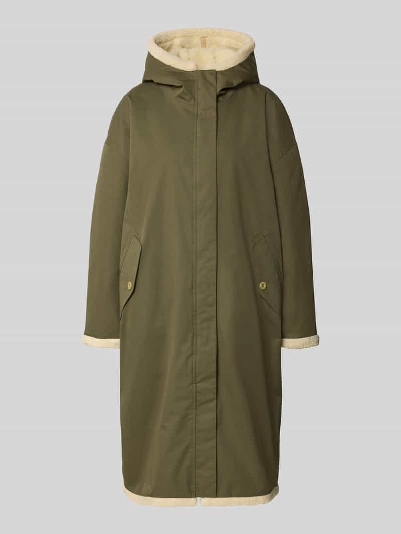 G-lab Lange jas van katoenmix model 'ANNA'