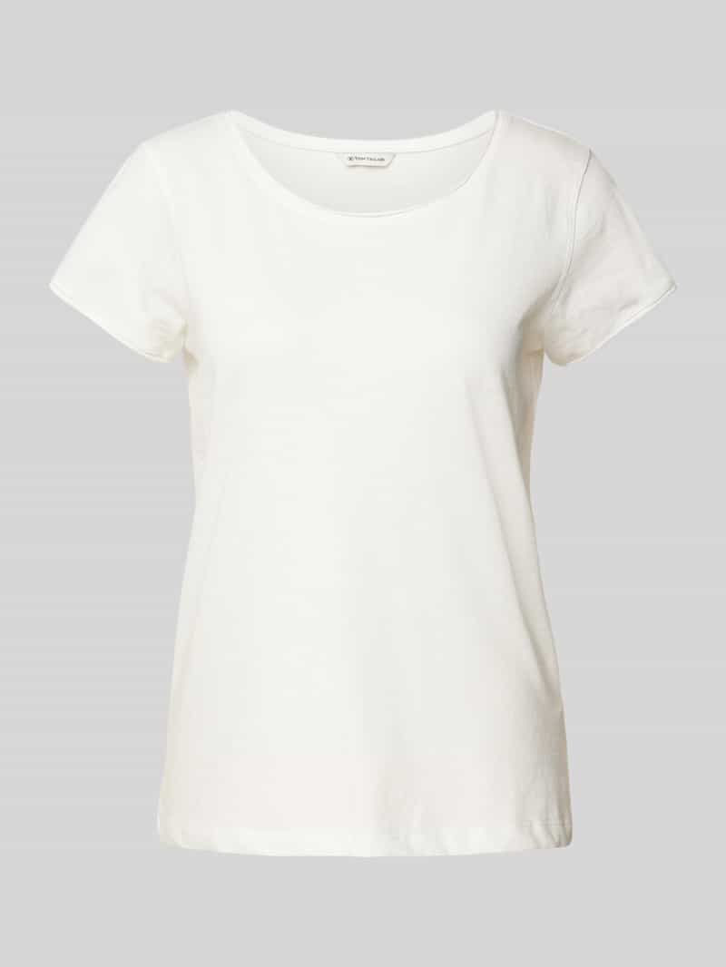 Tom Tailor Regular fit T-shirt van puur katoen