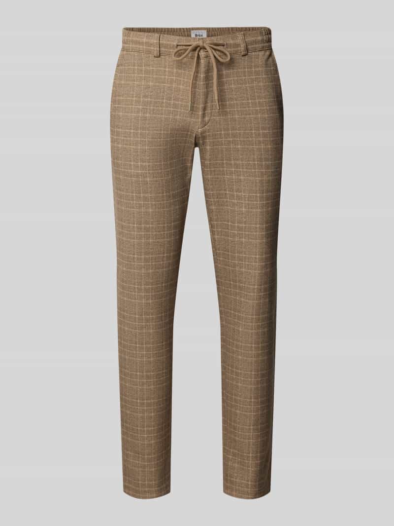 BRAX Slim fit broek met elastische band model 'Phil'